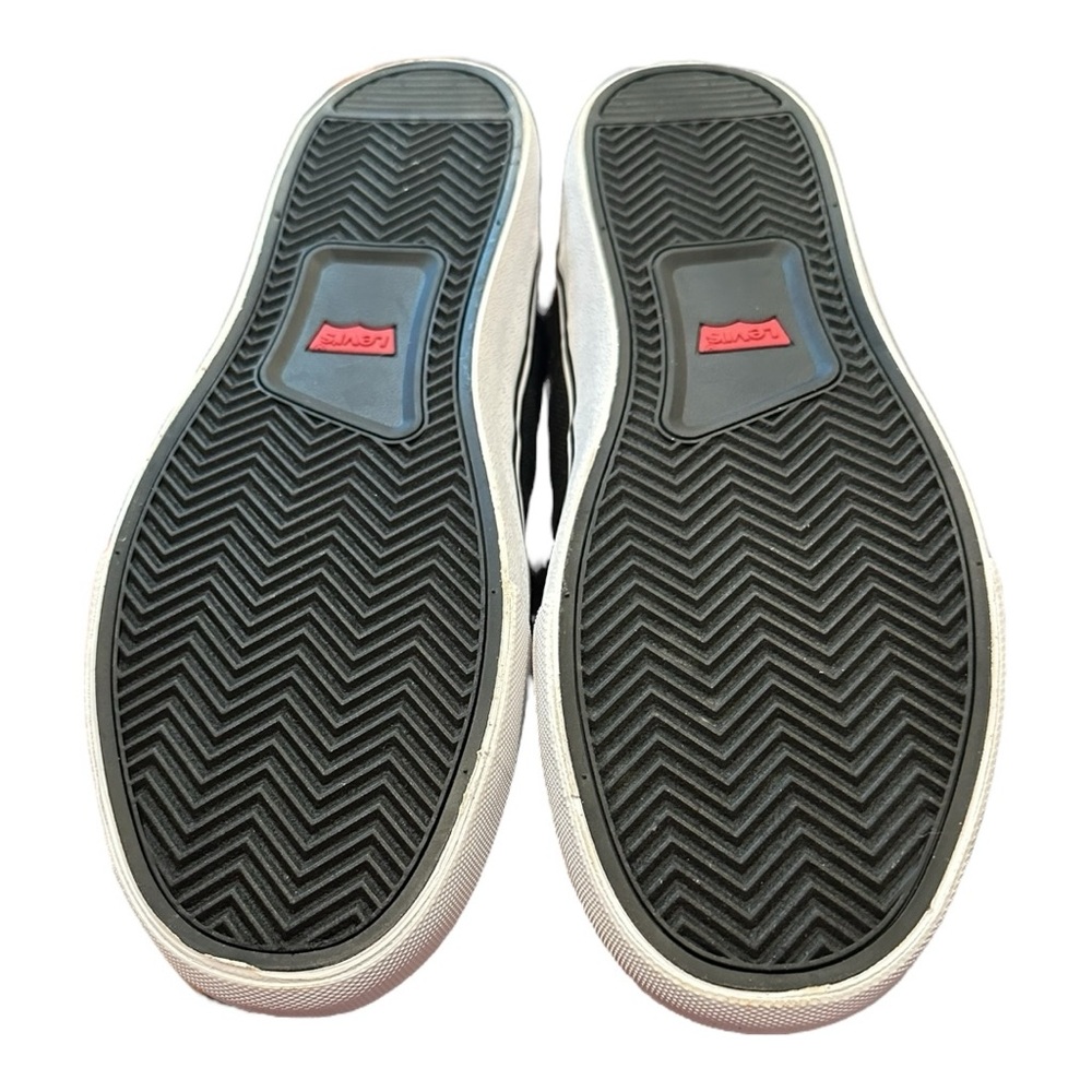 Levi's Men's Black Sneakers with Brown Accents - Picture 3 of 4